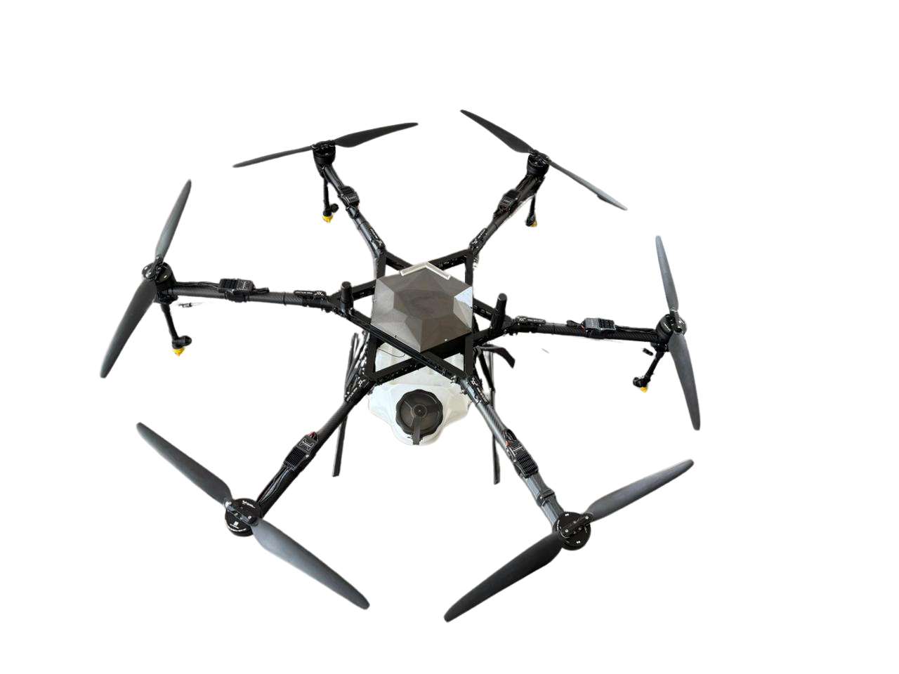 Actual KisanDrone six-motor drone